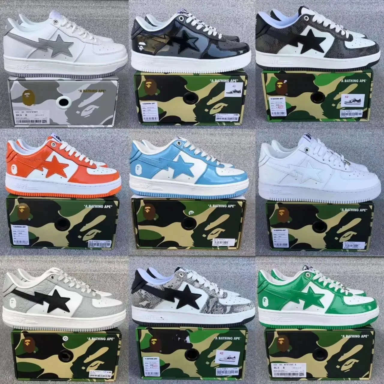  A BATHING APE STA shoes