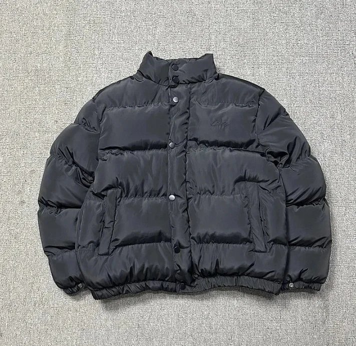 Corteiz Black Puffer Jacket