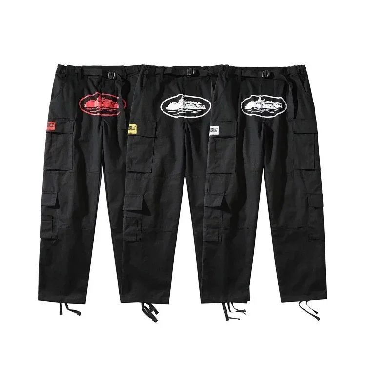 Corteiz Alcatraz Logo Cargo Pants