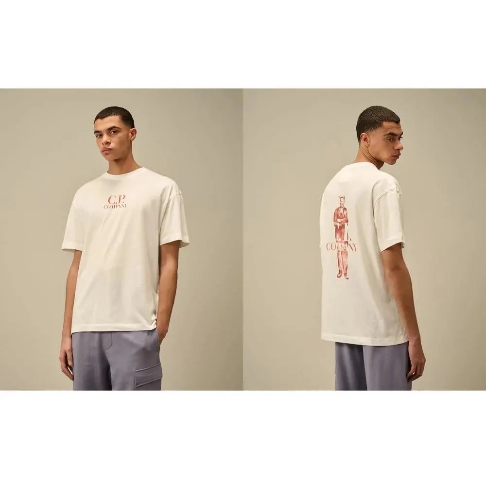 C.P. Company T-Shirts Short-Sleeve Graphic Logo T-Shirt — Style 29