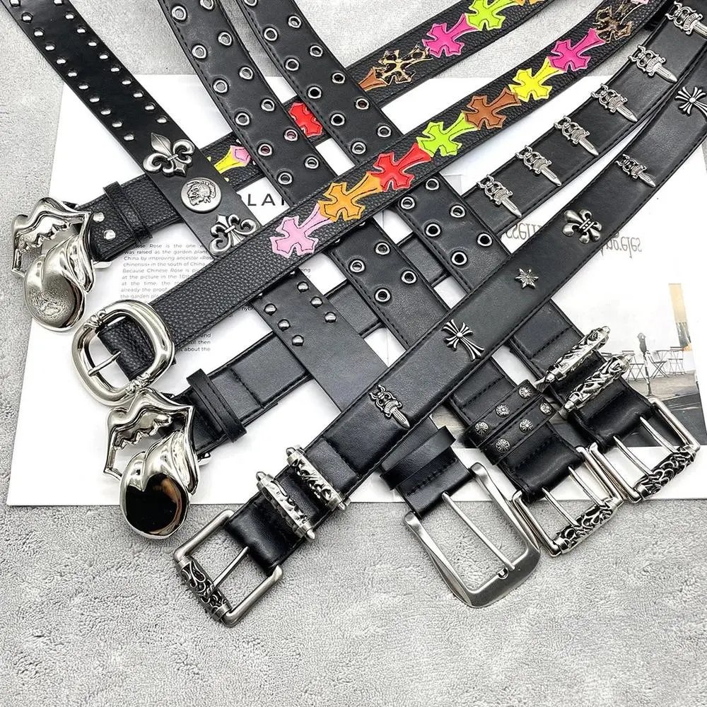 Chrome Hearts Belts Cross Patch Buckle Belt image 3