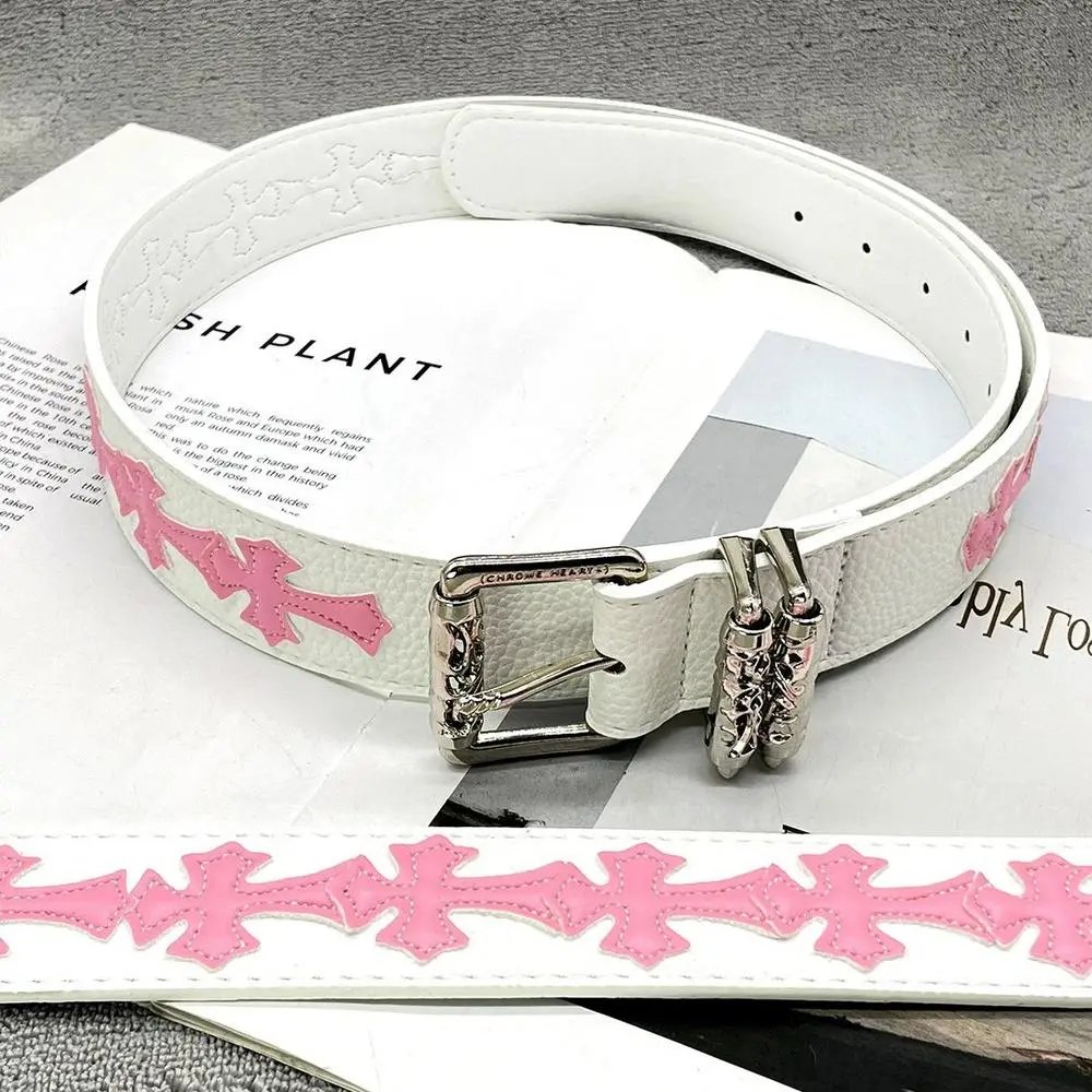 Chrome Hearts Belts Cross Patch Buckle Belt — Style 22