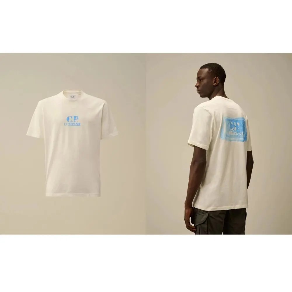 C.P. Company T-Shirts Short-Sleeve Graphic Logo T-Shirt — Style 28