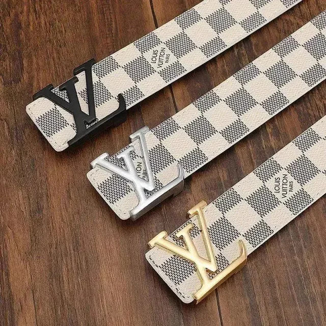 Louis Vuitton Belts Monogram canvas belt with LV buckle product detail image 7