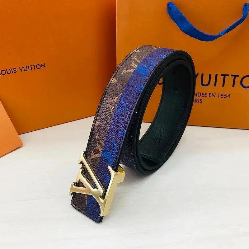 Louis Vuitton Belts Monogram canvas belt with LV buckle — Style 24