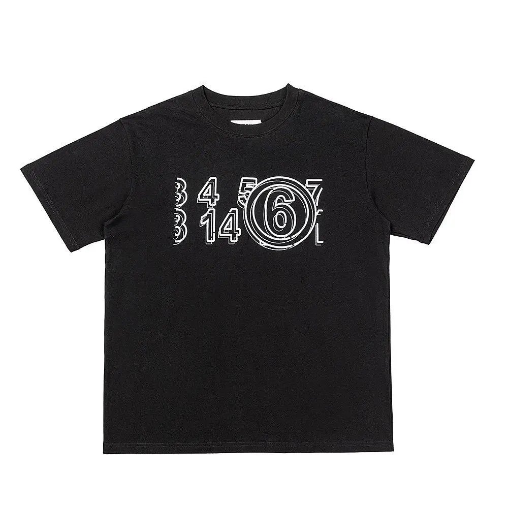 Maison Margiela T-Shirts Number-logo print short-sleeve T-shirt — Style 22