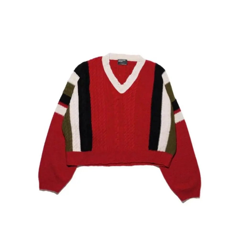 Unbranded Knitwear Graphic and striped knit sweaters image 4