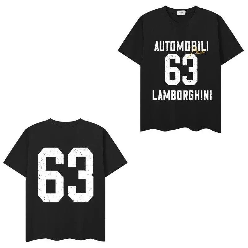 Rhude T-Shirts Short-Sleeve Graphic Print T-Shirt — Style 19