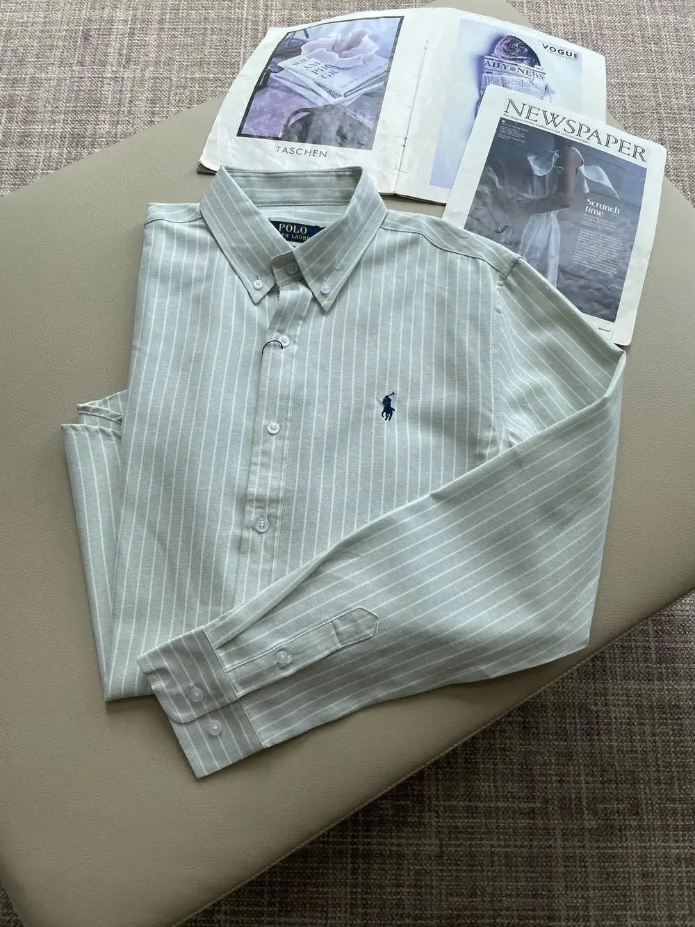 Polo Ralph Lauren Shirts Striped button-down long-sleeve shirt — Style 6