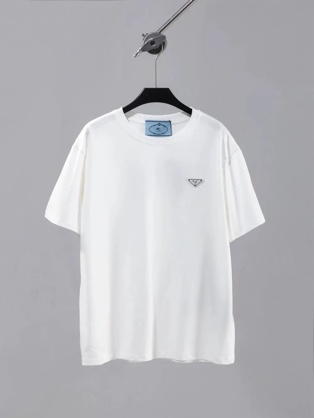 Prada T-Shirts Short-Sleeve Crew-Neck T-Shirt — Style 4