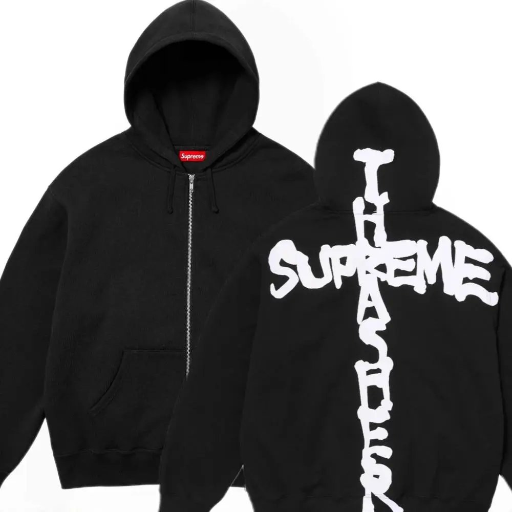 Supreme Hoodies & Sweatshirts Sleeve Logo Hooded Sweatshirt — Style 36