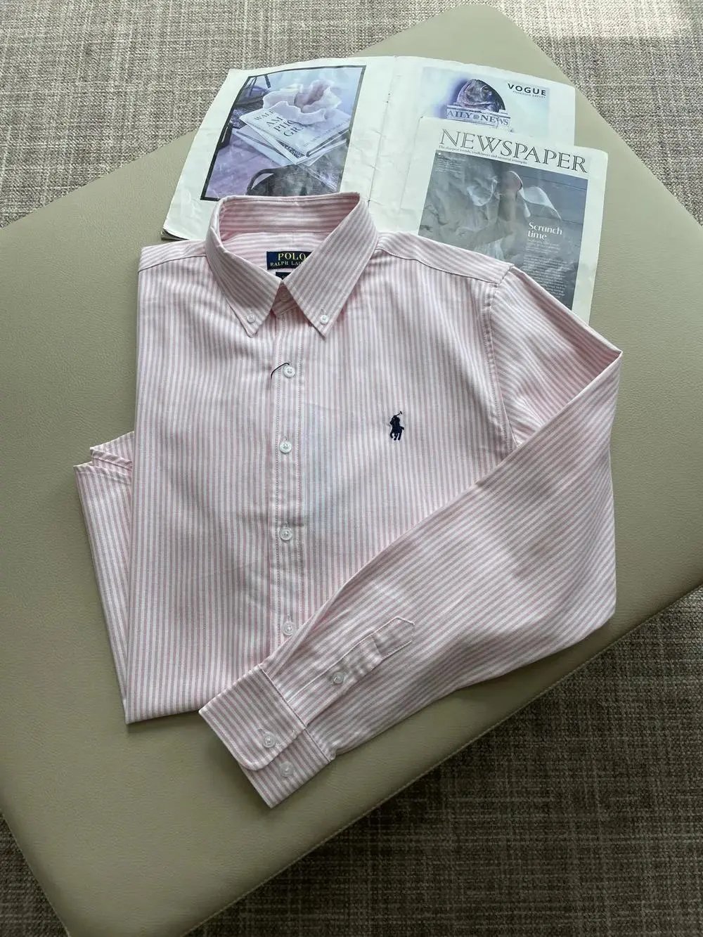 Polo Ralph Lauren Shirts Striped button-down long-sleeve shirt — Style 7