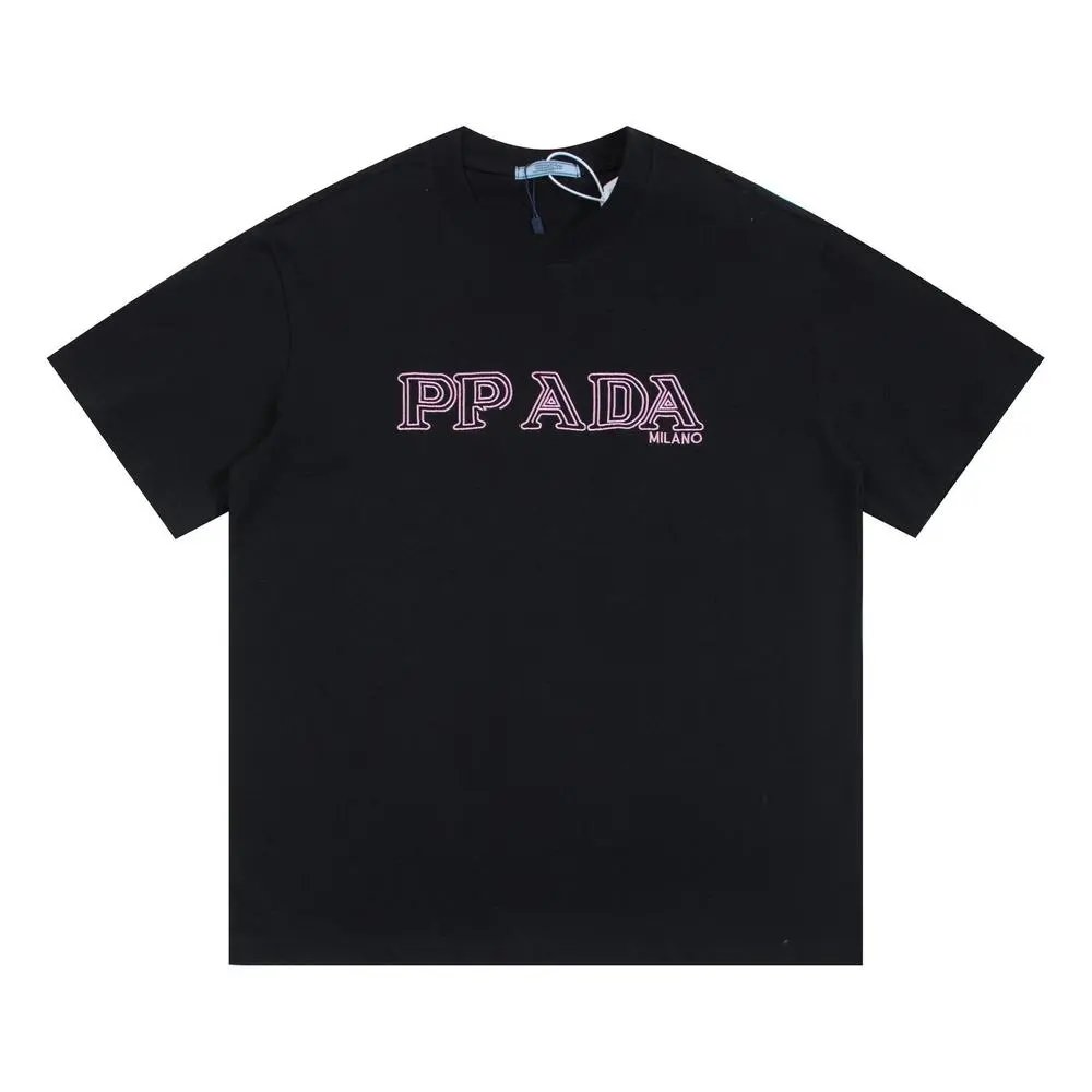 Prada T-Shirts Short-Sleeve Crew-Neck T-Shirt — Style 9