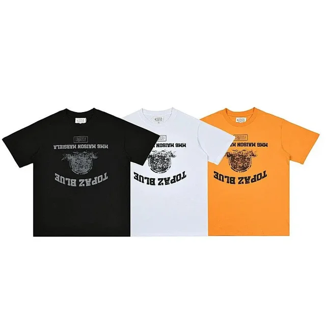 Maison Margiela T-Shirts Number-logo print short-sleeve T-shirt product detail image 3