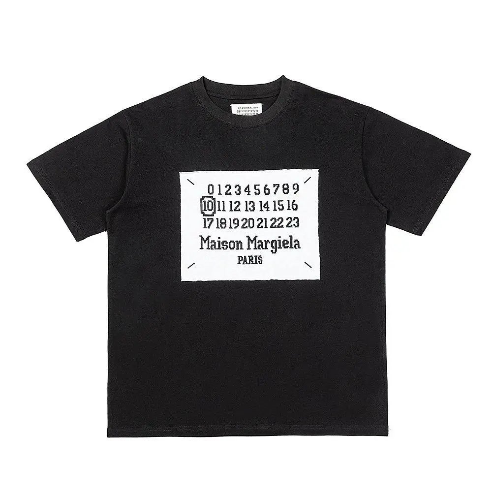 Maison Margiela T-Shirts Number-logo print short-sleeve T-shirt — Style 35