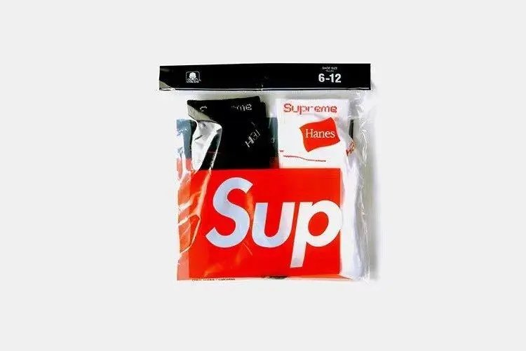 Supreme Socks Hanes Crew — Style 3
