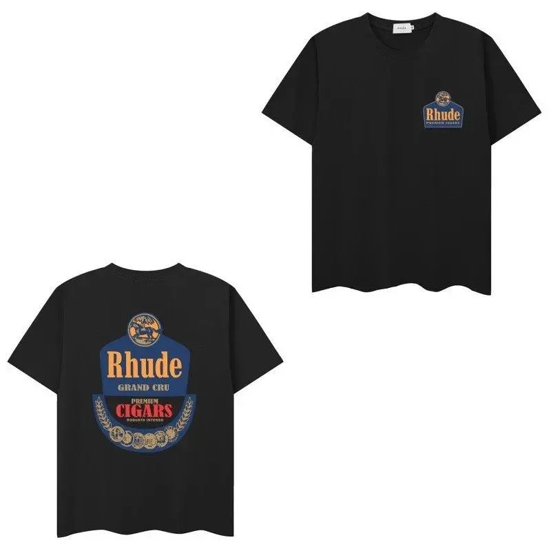 Rhude T-Shirts Short-Sleeve Graphic Print T-Shirt — Style 20