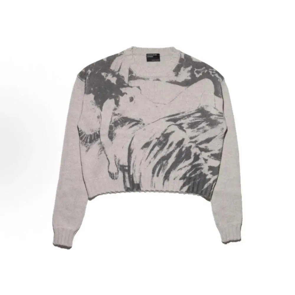 Unbranded Knitwear Graphic and striped knit sweaters image 2