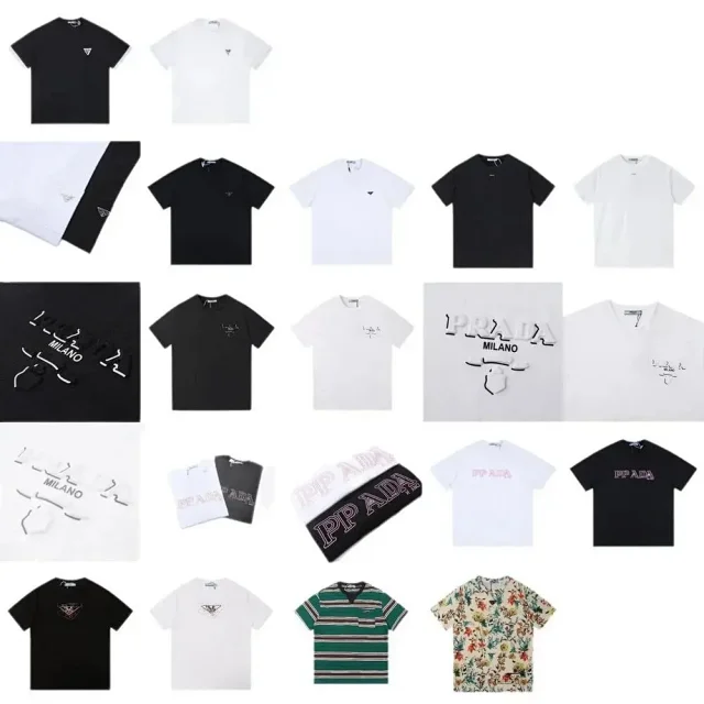 Prada T-Shirts Short-Sleeve Crew-Neck T-Shirt product detail image 2