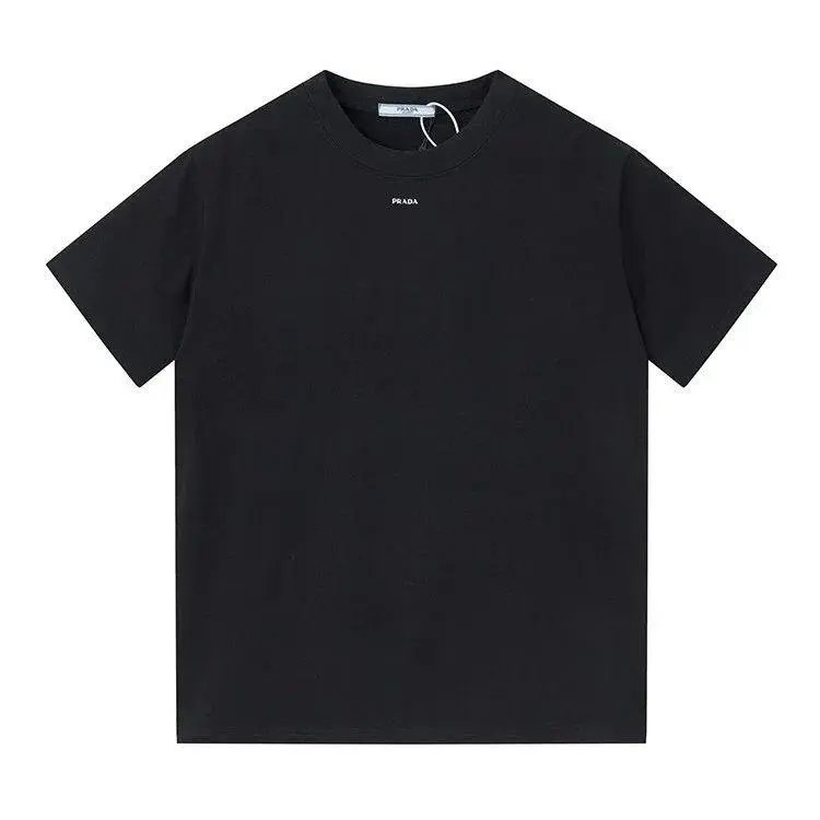Prada T-Shirts Short-Sleeve Crew-Neck T-Shirt — Style 21