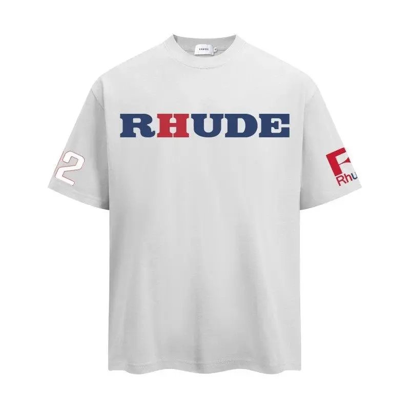 Rhude T-Shirts Short-Sleeve Graphic Print T-Shirt image 5