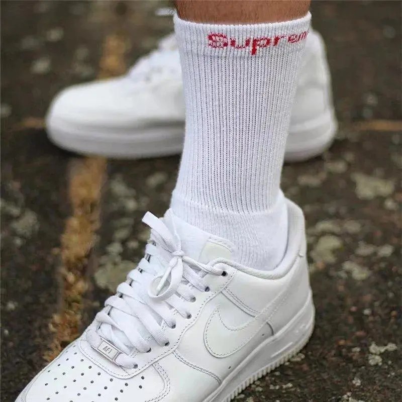 Supreme Socks Hanes Crew image 4