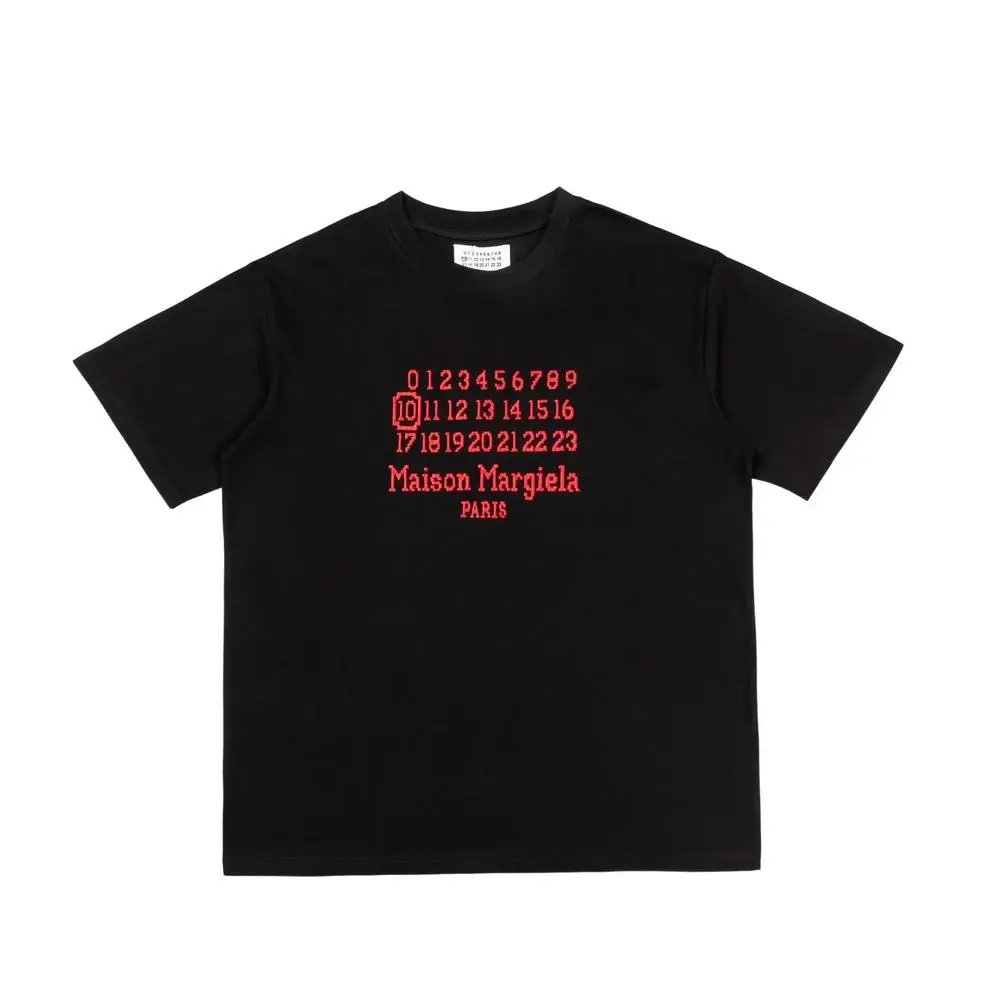 Maison Margiela T-Shirts Number-logo print short-sleeve T-shirt — Style 33