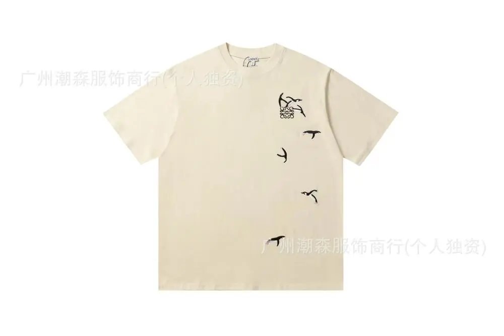 LOEWE T-Shirts Short-sleeve crew-neck Anagram logo T-shirt — Style 26