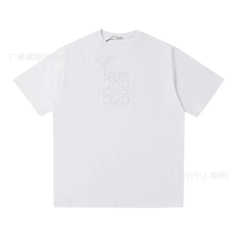 LOEWE T-Shirts Short-sleeve crew-neck Anagram logo T-shirt — Style 34