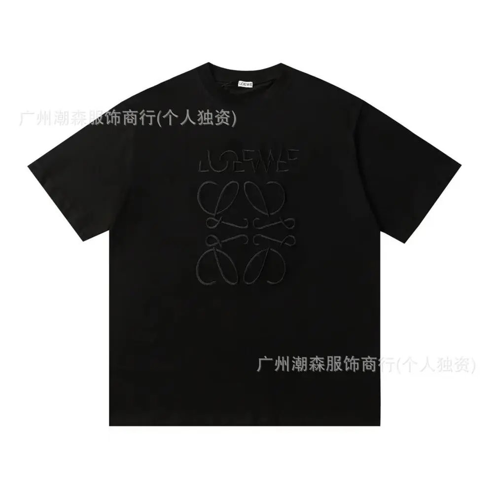 LOEWE T-Shirts Short-sleeve crew-neck Anagram logo T-shirt — Style 6