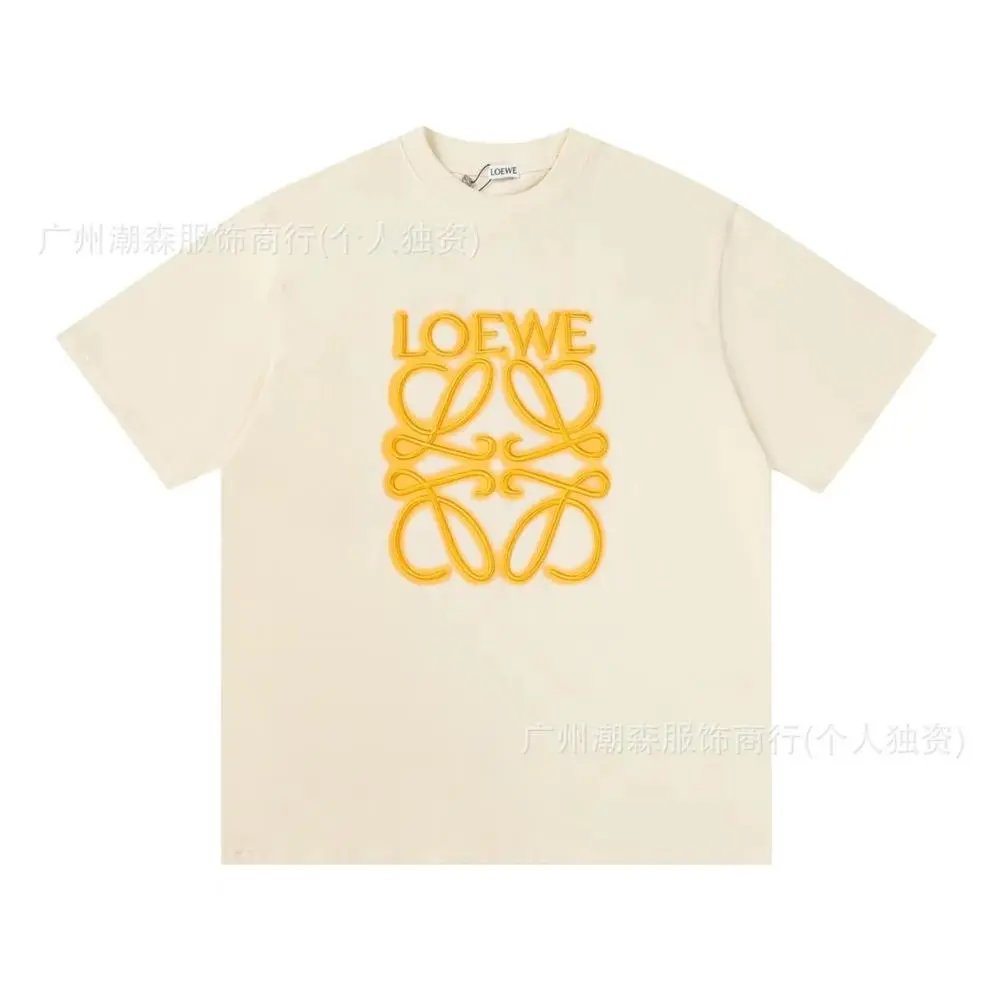LOEWE T-Shirts Short-sleeve crew-neck Anagram logo T-shirt — Style 22