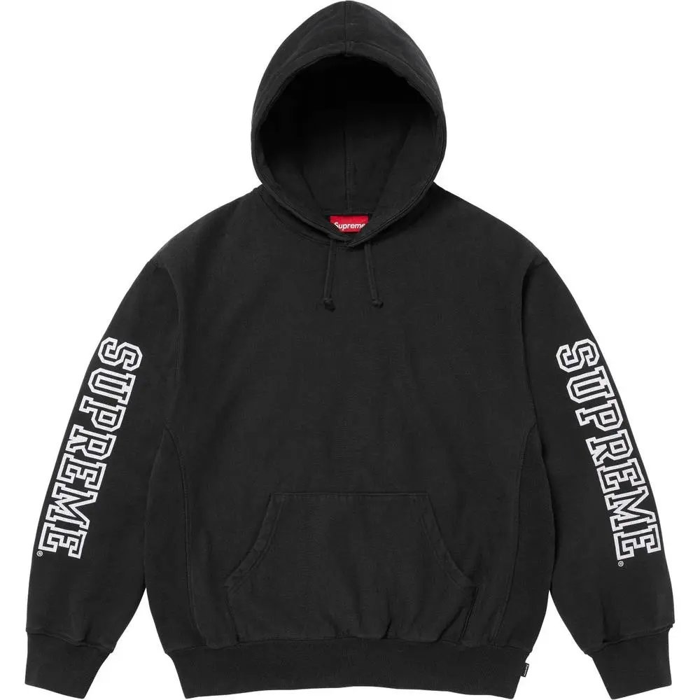 Supreme Hoodies & Sweatshirts Sleeve Logo Hooded Sweatshirt — Style 1