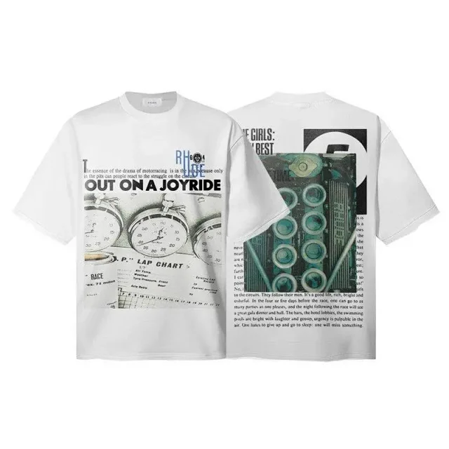 Rhude T-Shirts Short-Sleeve Graphic Print T-Shirt product detail image 3