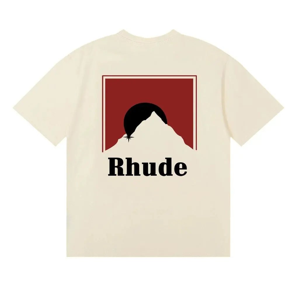 Rhude T-Shirts Short-Sleeve Graphic Print T-Shirt — Style 6