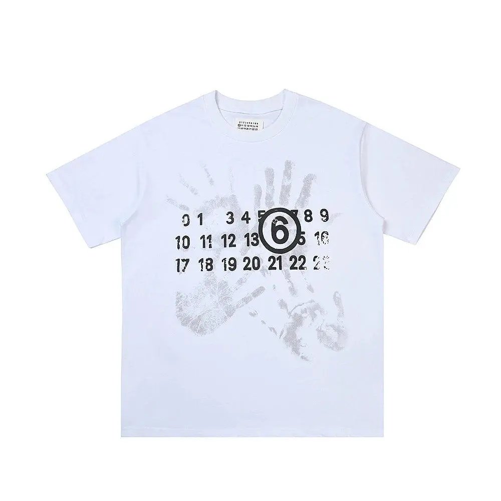 Maison Margiela T-Shirts Number-logo print short-sleeve T-shirt — Style 12