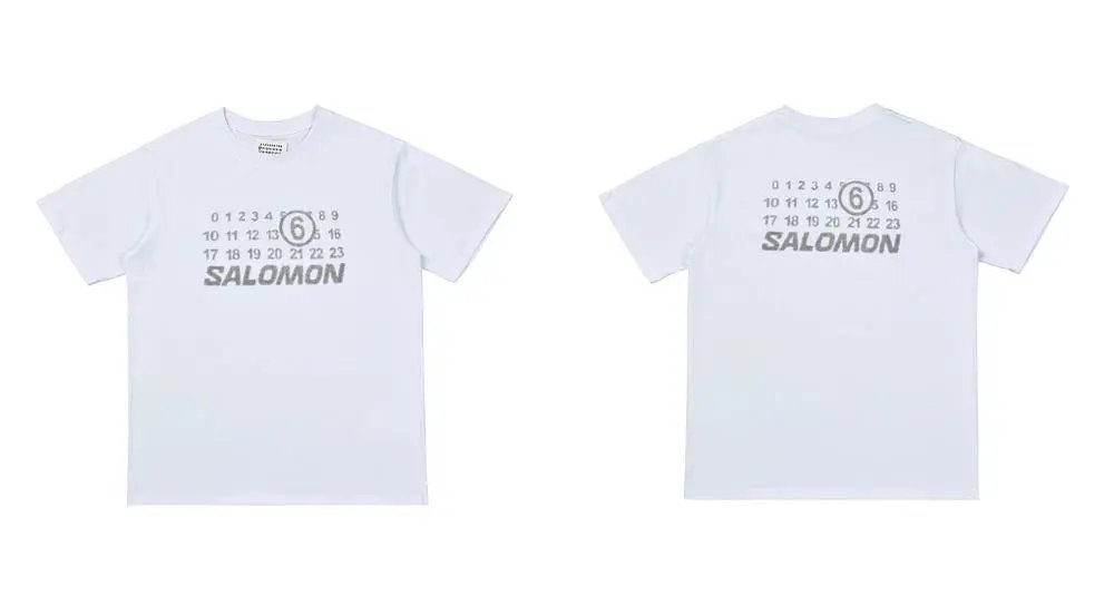 Maison Margiela T-Shirts Number-logo print short-sleeve T-shirt — Style 28