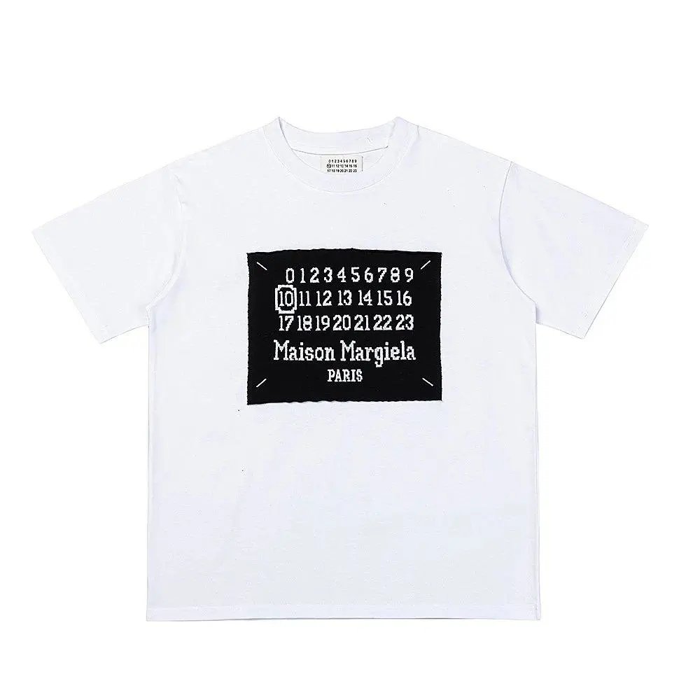 Maison Margiela T-Shirts Number-logo print short-sleeve T-shirt — Style 36