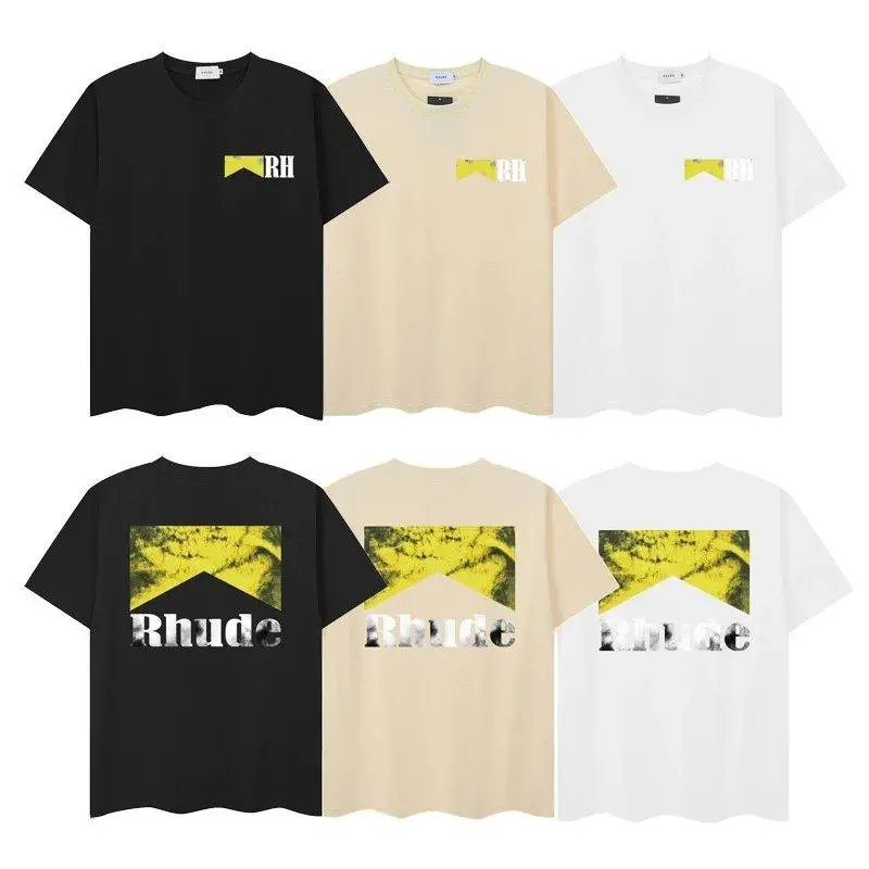 Rhude T-Shirts Short-Sleeve Graphic Print T-Shirt image 2