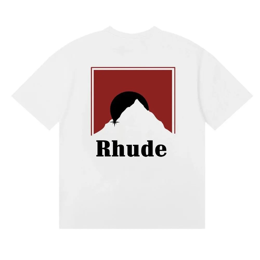 Rhude T-Shirts Short-Sleeve Graphic Print T-Shirt — Style 5