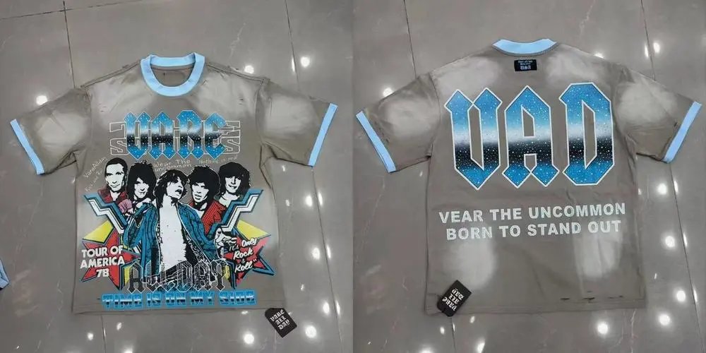 VARE ALL DAY T-Shirts Oversized Graphic Print Short-Sleeve T-Shirt — Style 10