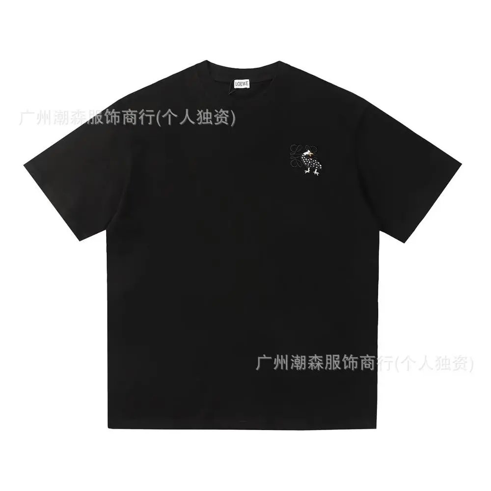 LOEWE T-Shirts Short-sleeve crew-neck Anagram logo T-shirt — Style 19