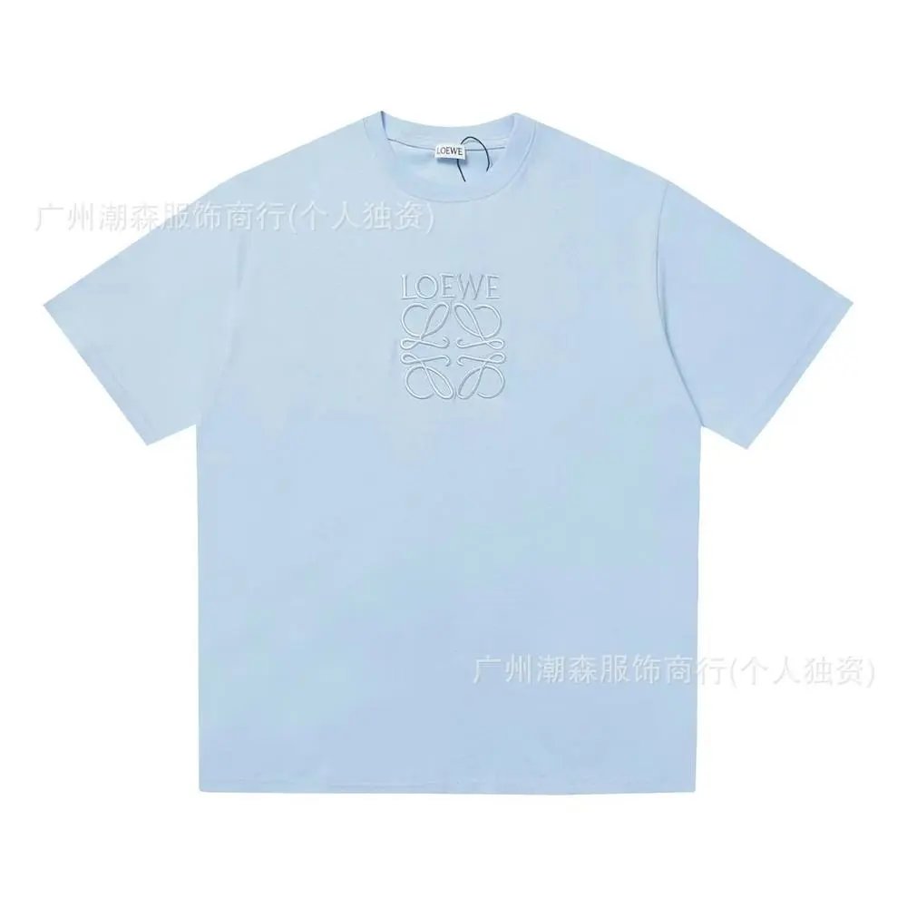 LOEWE T-Shirts Short-sleeve crew-neck Anagram logo T-shirt — Style 35