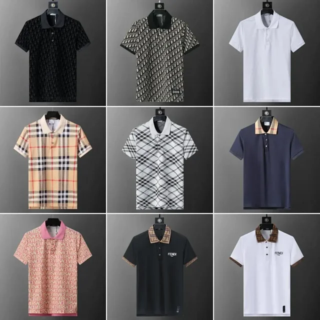 Dior Shirts Short-Sleeve Monogram Polo Shirt product detail image 4