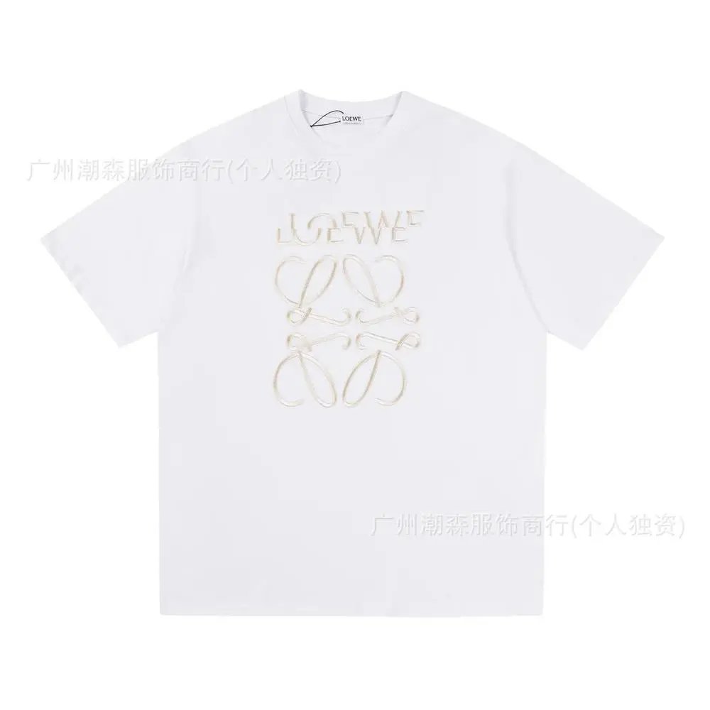 LOEWE T-Shirts Short-sleeve crew-neck Anagram logo T-shirt — Style 7