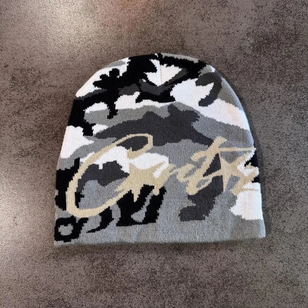 Supreme Hats Camouflage knit beanie image 8