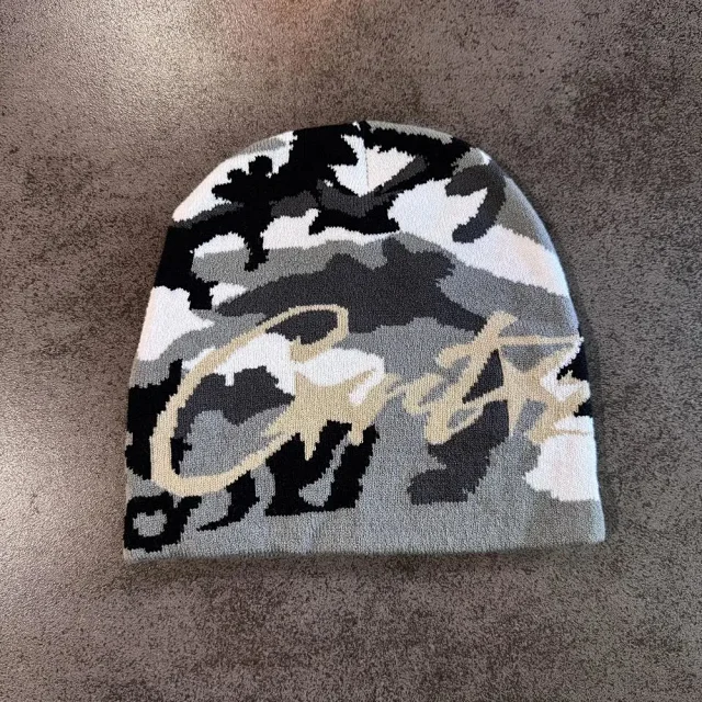 Supreme Hats Camouflage knit beanie product detail image 8