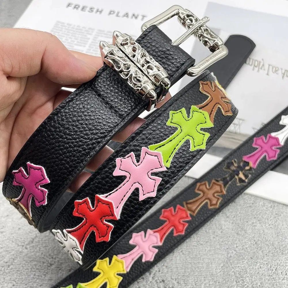 Chrome Hearts Belts Cross Patch Buckle Belt image 4