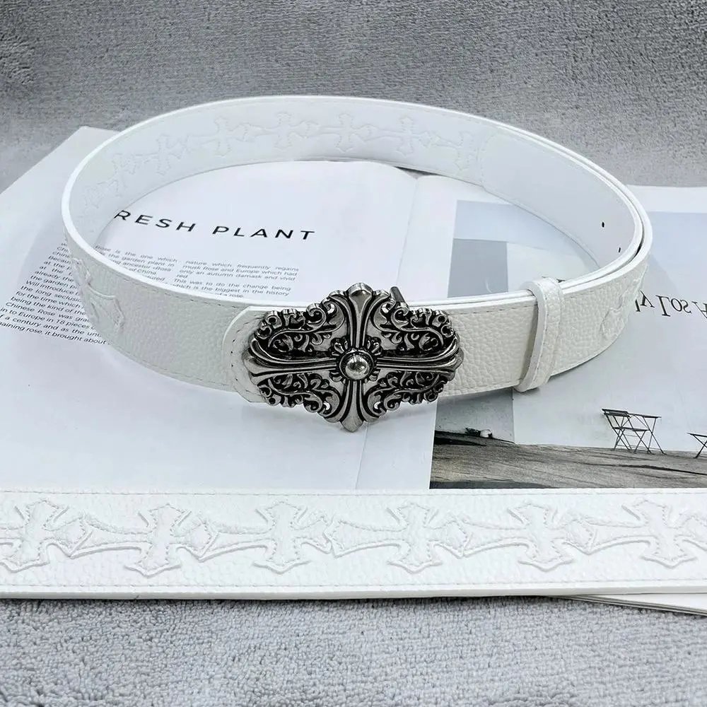 Chrome Hearts Belts Cross Patch Buckle Belt — Style 31