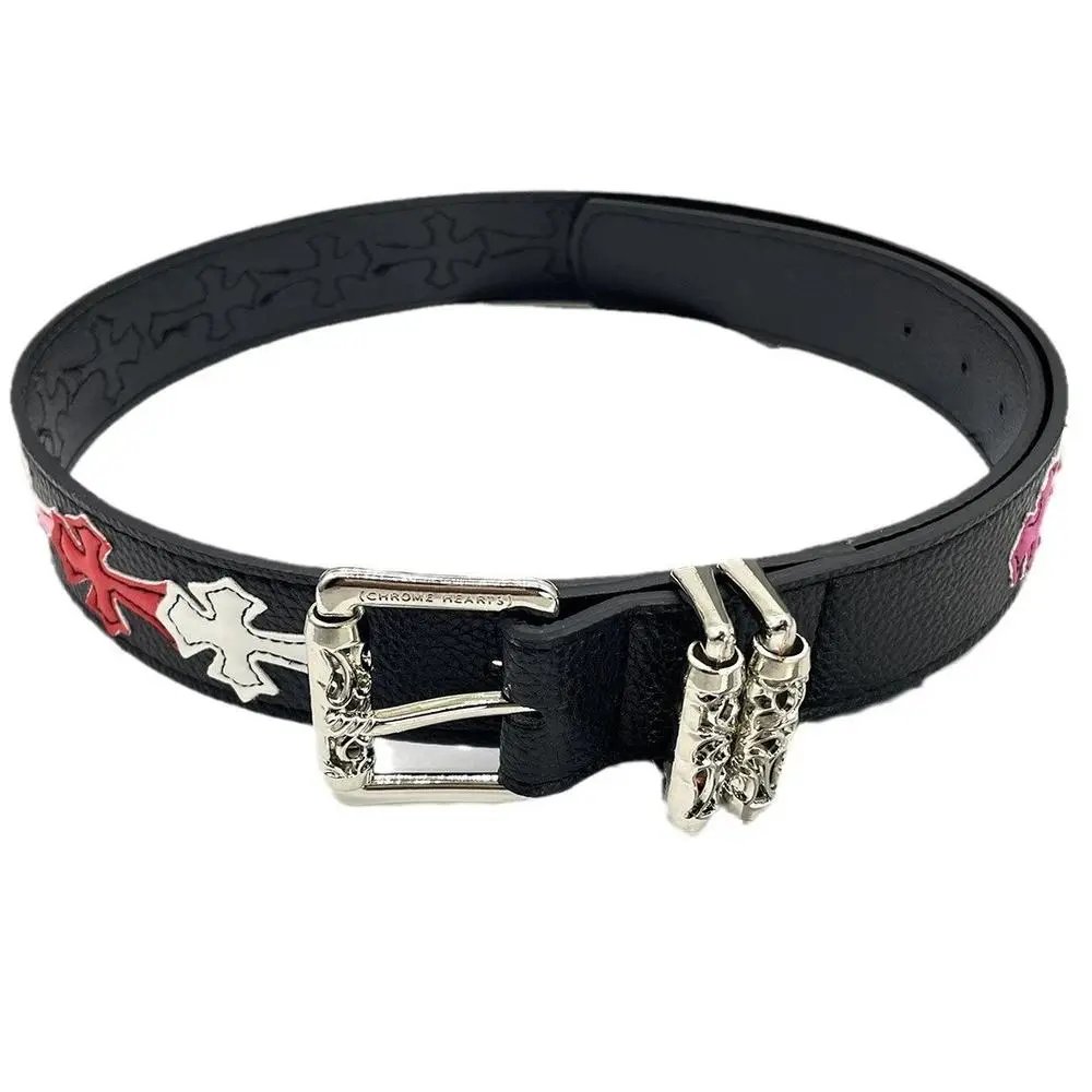 Chrome Hearts Belts Cross Patch Buckle Belt — Style 39