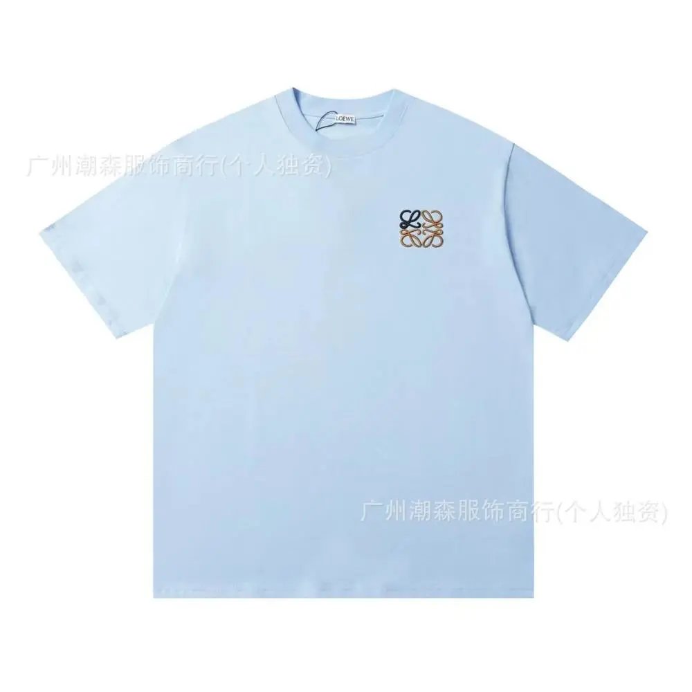 LOEWE T-Shirts Short-sleeve crew-neck Anagram logo T-shirt — Style 24